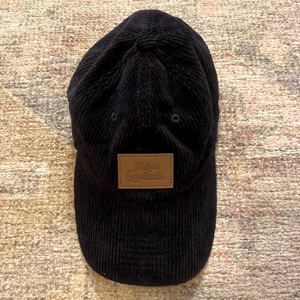 St. Louis Cardinals Navy Corduroy Adjustable Hat